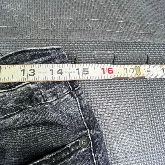 R13 Boy Skinny Jeans Women's Sz 27 Made in Italy Vintage Black Denim